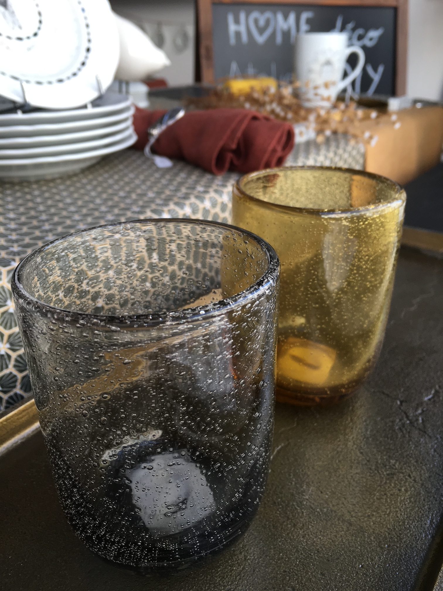 Baroni Home Set De 6 Verres à Pied En Verre Décorés Avec | WhichOne