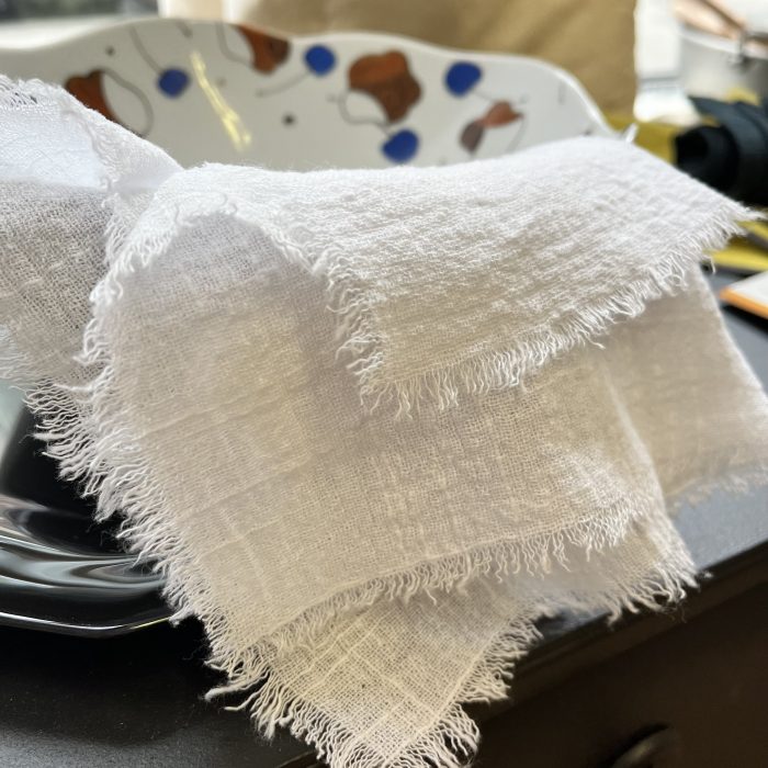Lot De 3 Bavoirs En éponge à Broder – Toile Aïda Personnalisable, Blanc Avec Lacets Rose/jaune/rouge